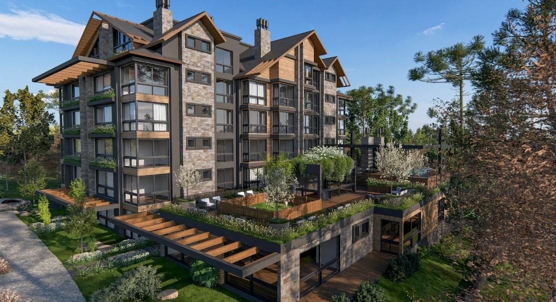 APARTAMENTO COM 1 DORMITÓRIO (1 SUÍTE), 1 VAGA, 47M² ÁREA PRIVATIVA para venda EM POUSADA DA NEVE - foto 1